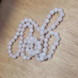 Rose Quartz necklace 32"  GS666